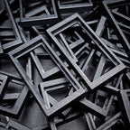 50x24mm to 60x30mm Rectangle Bases Converters ABS Plastic