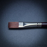 Winsor & Newton Galeria Short Handle Brush Set – 4-Pack (One Stroke 12mm, Round 6, Round 3, Round 0)