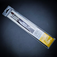 Winsor & Newton Galeria Long Handle Brush Set – 3-Pack (Round 6, Round 8, Filbert 12)
