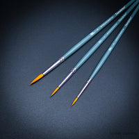 Winsor & Newton Foundation Watercolour Brush Set – 3-Pack (Round 3, Flat 1, Flat 2)
