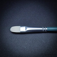 Winsor & Newton Foundation Acrylic Brush Set – 6-Pack (Round 3 & 6, Filbert 3 & 6, Flat 10 & 14)