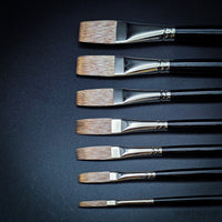 Rosemary & Co Eclipse Extra Long Comber Brush Singles  – Synthetic Vegan Artist Brushes
