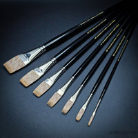 Rosemary & Co Eclipse Extra Long Comber Brush Singles  – Synthetic Vegan Artist Brushes
