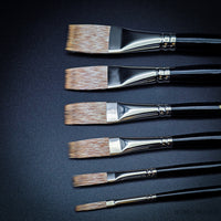 Rosemary & Co Eclipse Extra Long Comber Brush Singles  – Synthetic Vegan Artist Brushes
