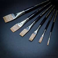 Rosemary & Co Eclipse Extra Long Comber Brush Singles  – Synthetic Vegan Artist Brushes
