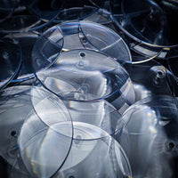 60mm Round Flying Bases – Clear Plastic Stands for Sci-Fi & Fantasy Wargaming Miniatures
