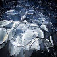 60mm Round Flying Bases – Clear Plastic Stands for Sci-Fi & Fantasy Wargaming Miniatures
