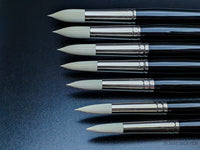 Rosemary & Co Ivory Pointed Round — Synthetic Round

