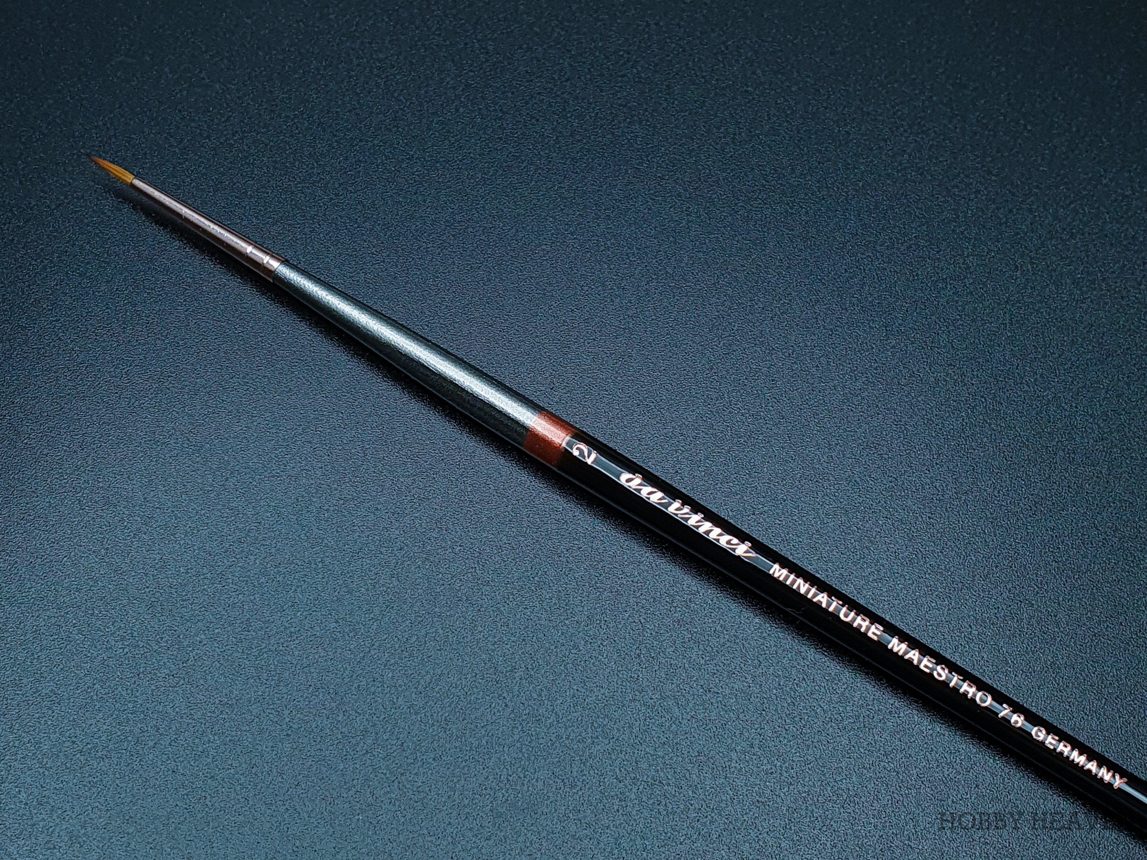Da Vinci Series 76 Miniature Maestro Kolinsky Redsable Extra Point Brush Range - Hobby Heaven