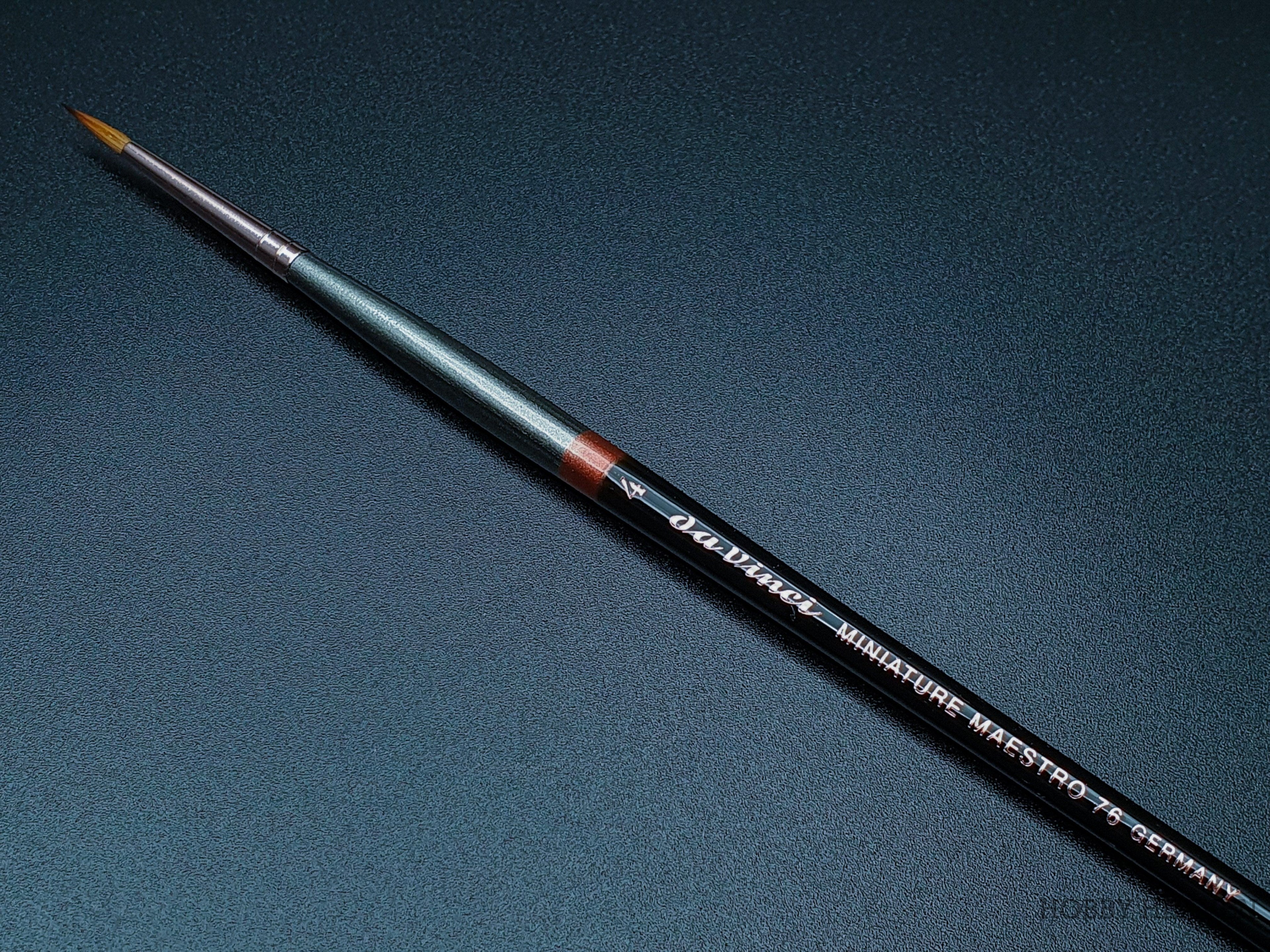Da Vinci Series 76 Miniature Maestro Kolinsky Redsable Extra Point Brush Range - Hobby Heaven