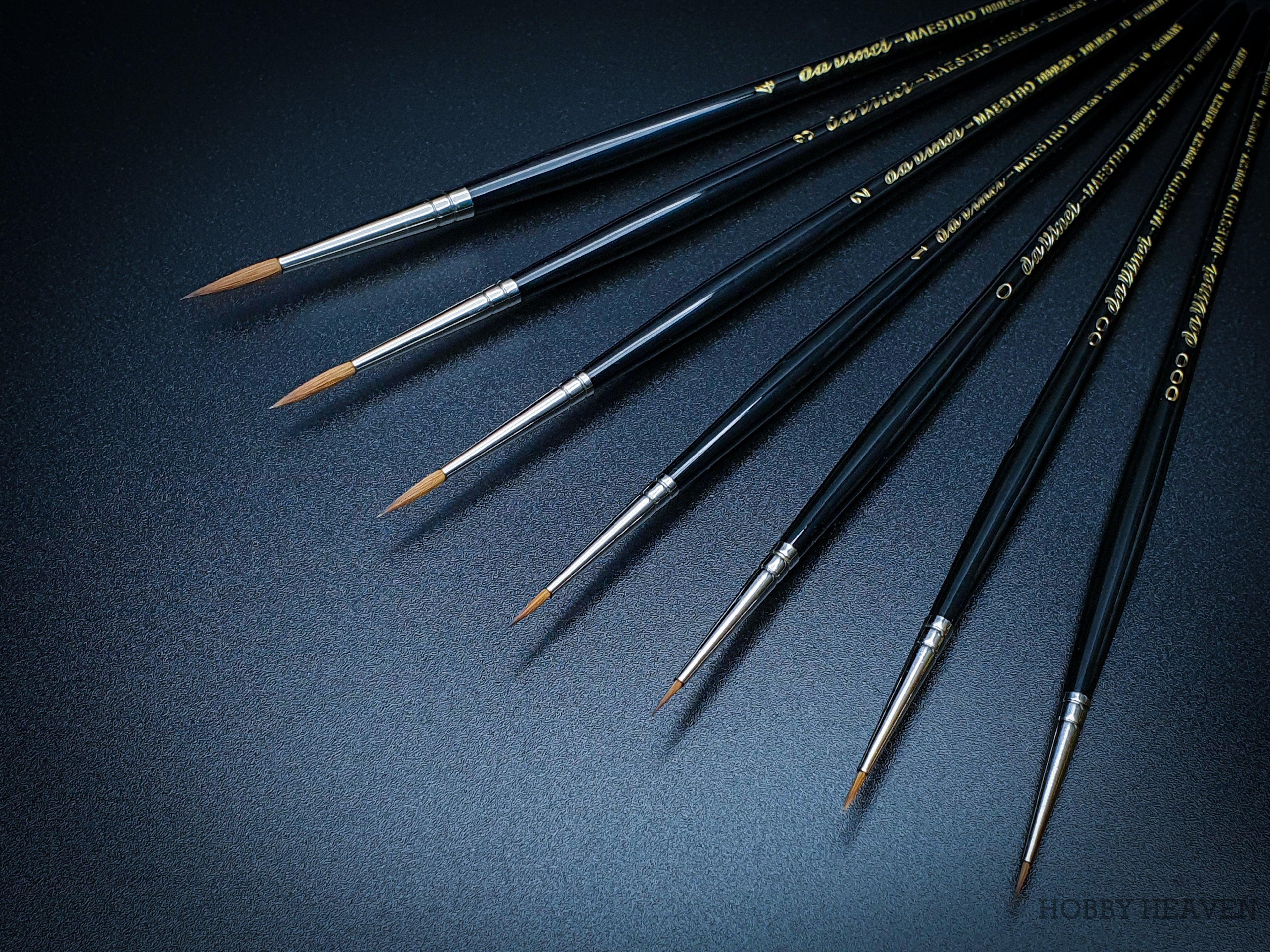 Da Vinci Series 10 Kolinsky Tobolsky Sable Brush Range - Hobby Heaven