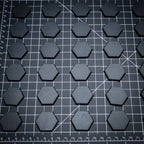 30mm Hexagonal Plain Plastic Bases - Hobby Heaven