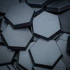 30mm Hexagonal Plain Plastic Bases - Hobby Heaven
