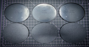 120x92mm Oval Plain Plastic Base