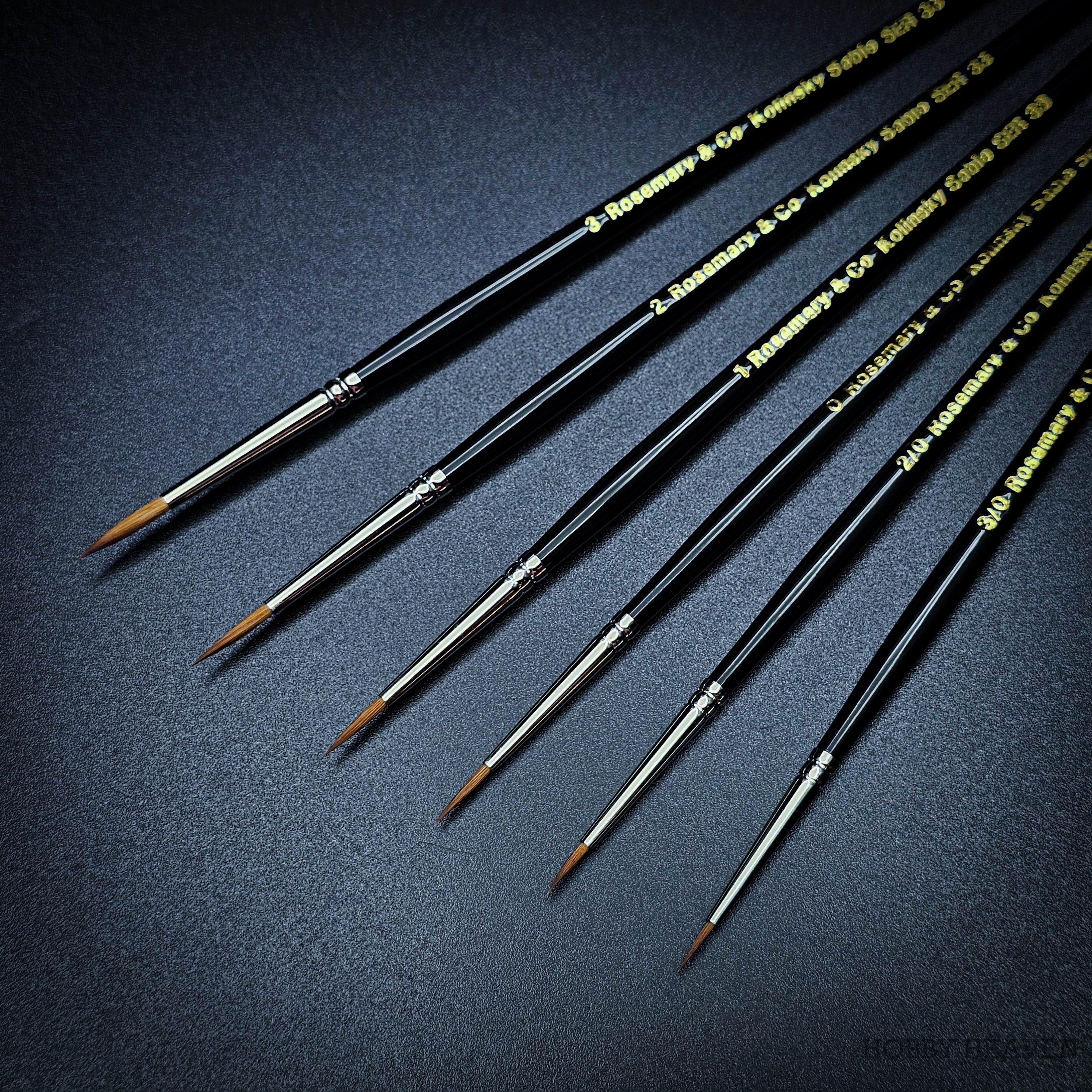 Rosemary & Co Series 33 Set — Kolinsky Sable Round