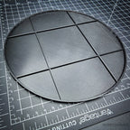 200mm Round Plain 3d Printed Plastic Bases