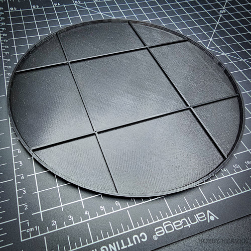 200mm Round Plain 3d Printed Plastic Bases