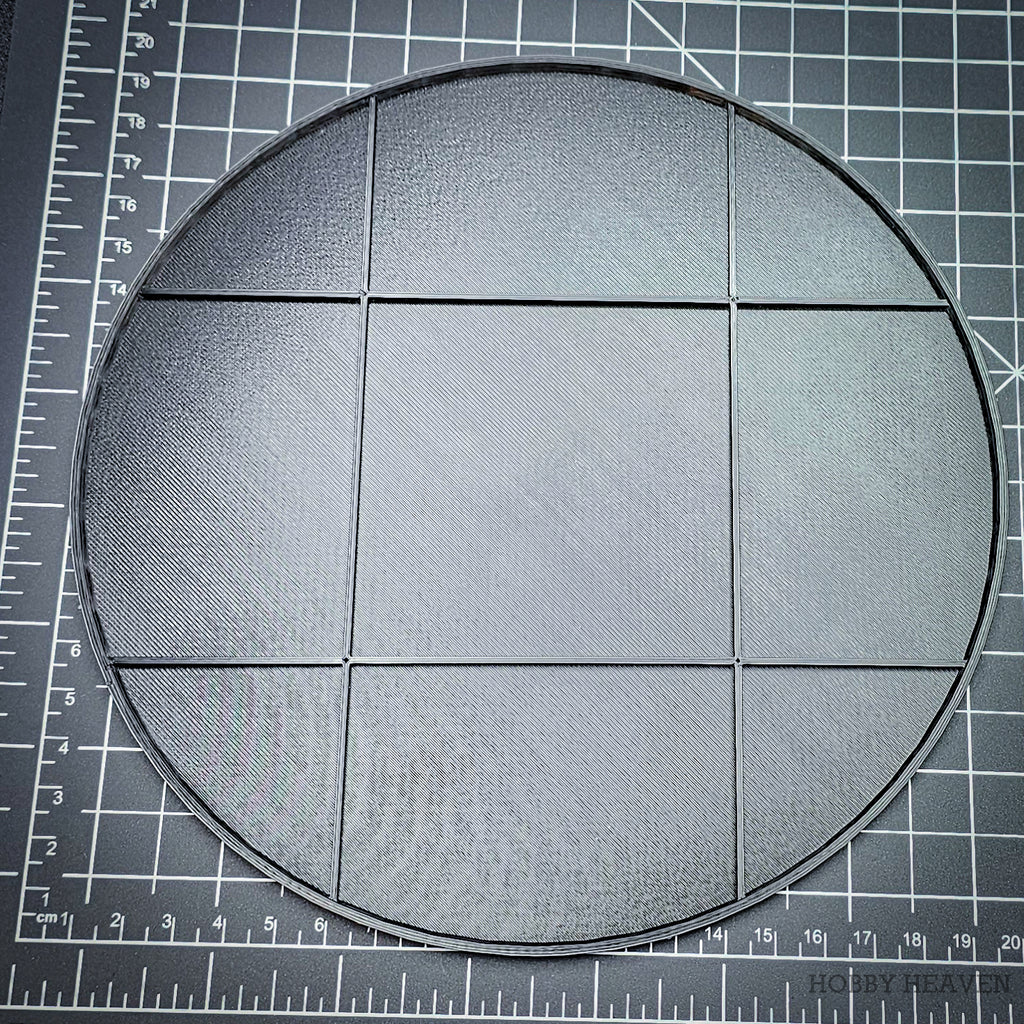 200mm Round Plain 3d Printed Plastic Bases