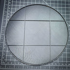 200mm Round Plain 3d Printed Plastic Bases