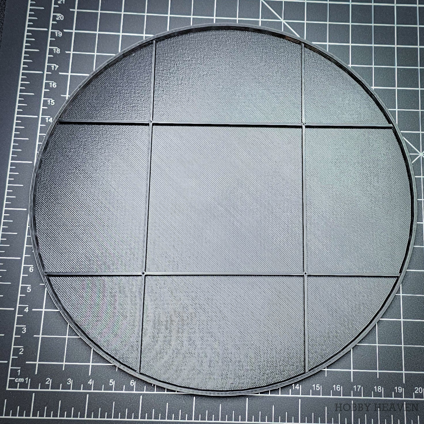 200mm Round Plain 3d Printed Plastic Bases