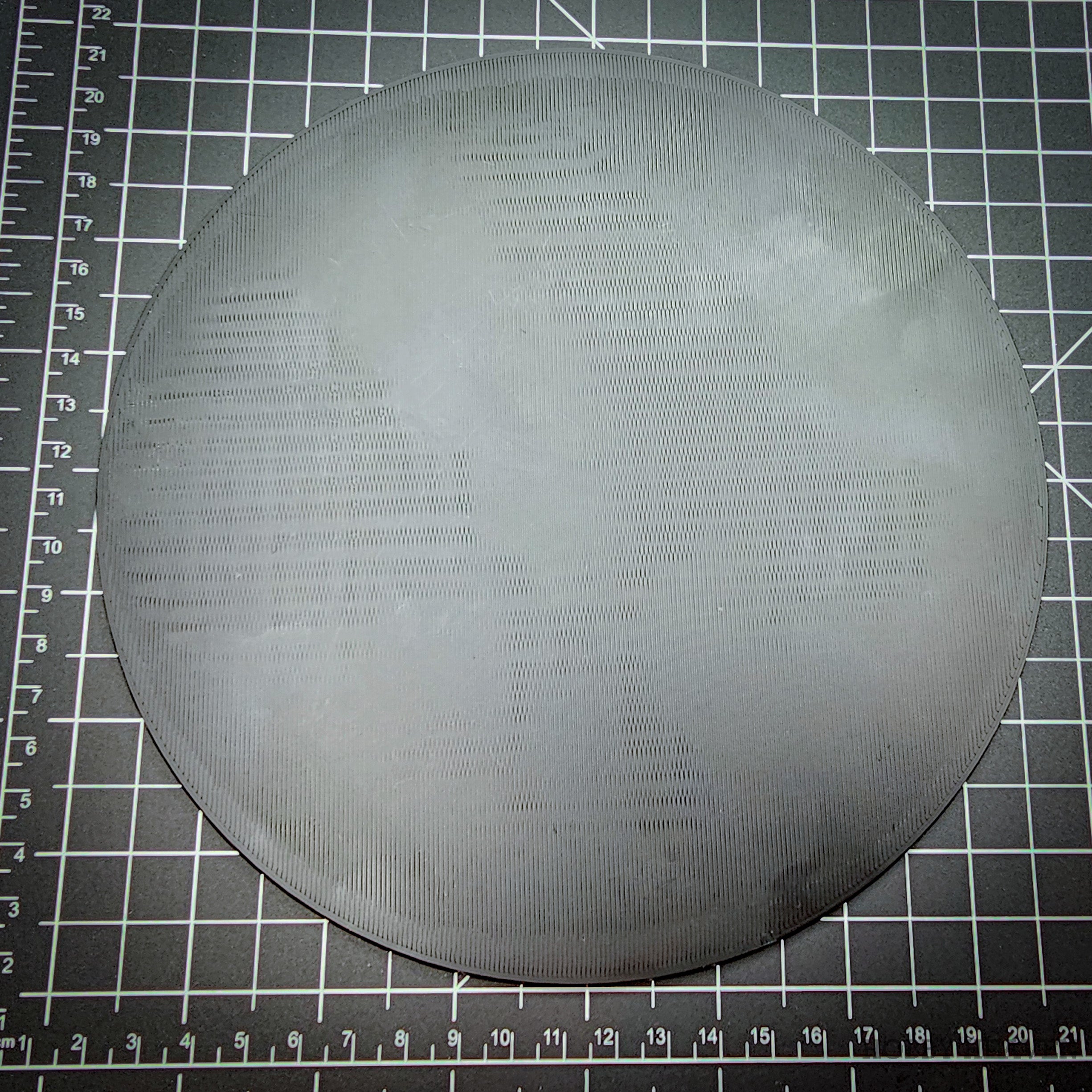 200mm Round Plain 3d Printed Plastic Bases