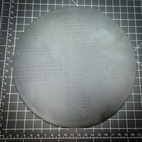 200mm Round Plain 3d Printed Plastic Bases
