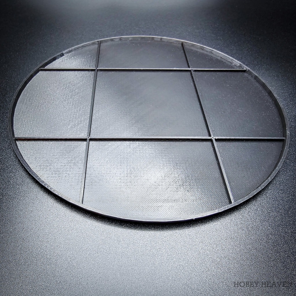 200mm Round Plain 3d Printed Plastic Bases