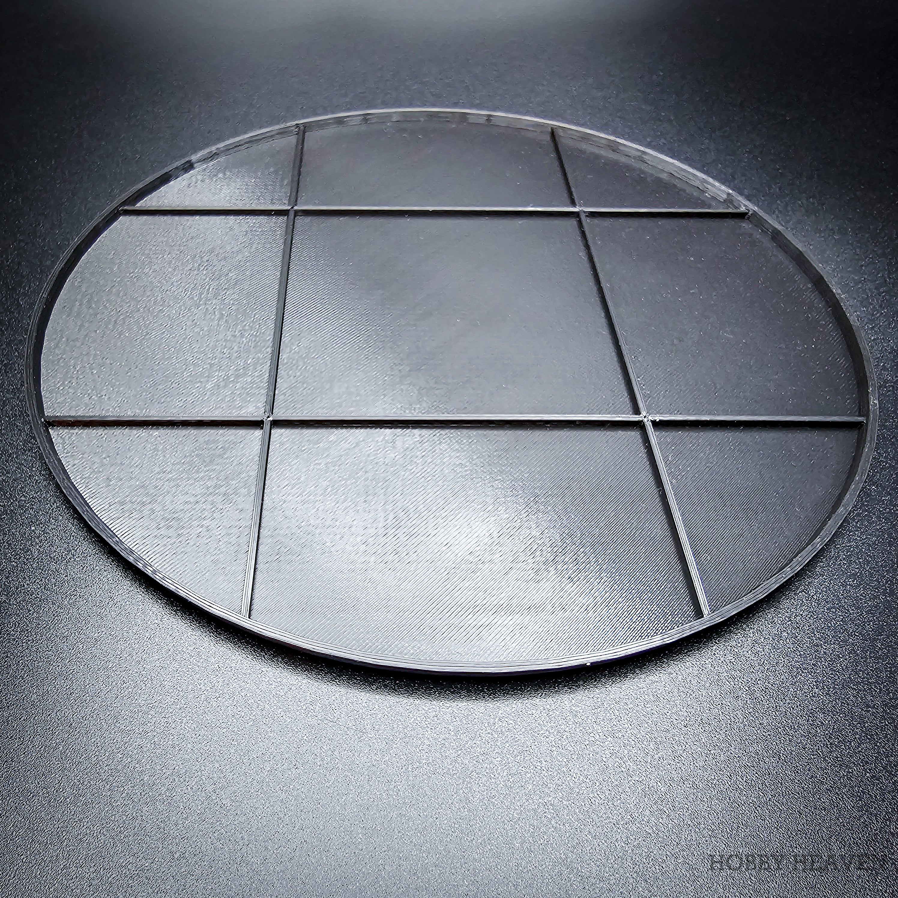 200mm Round Plain 3d Printed Plastic Bases