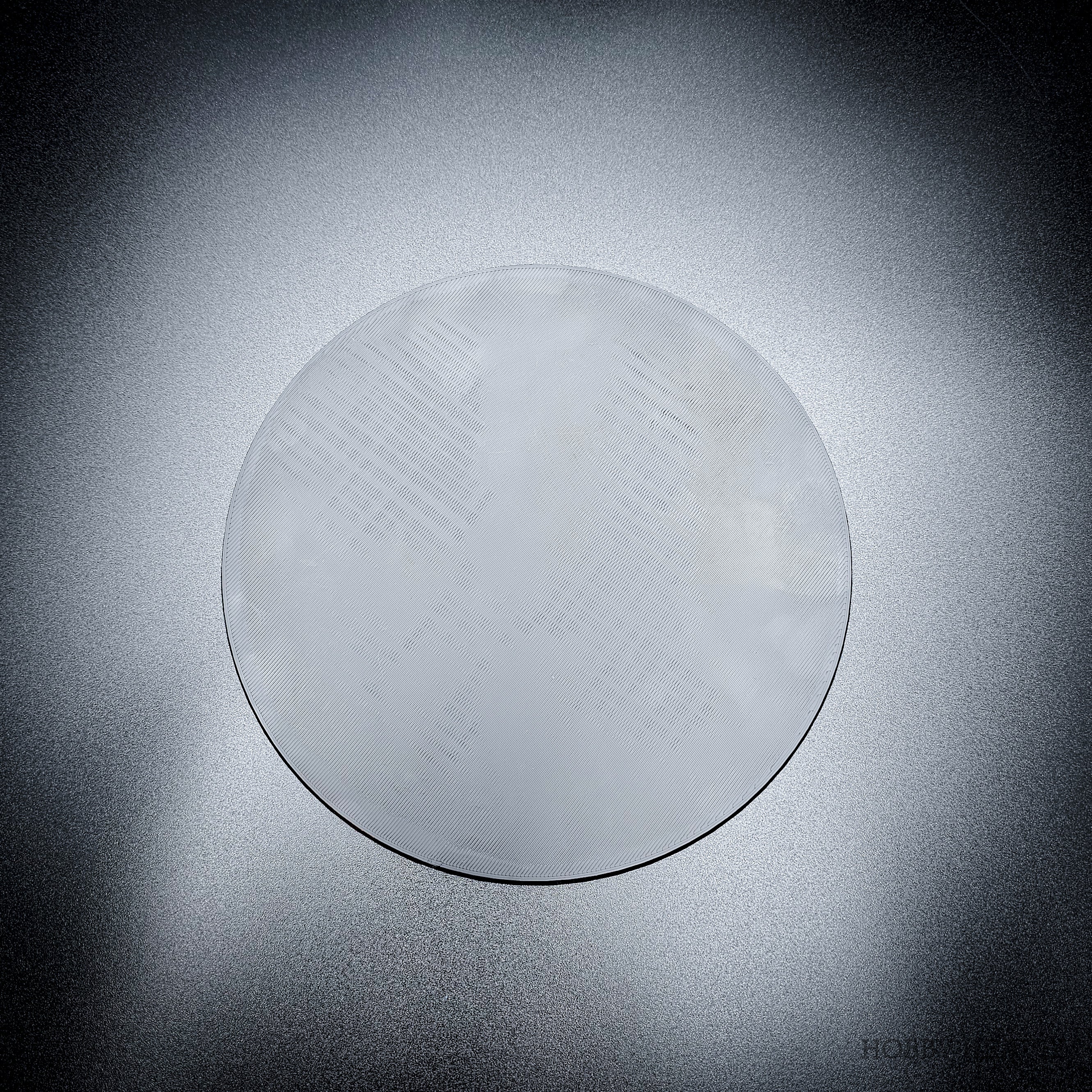 200mm Round Plain 3d Printed Plastic Bases