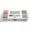 AK Interactive Real Colors Markers – Complete 34-Colour Set (RCM150)