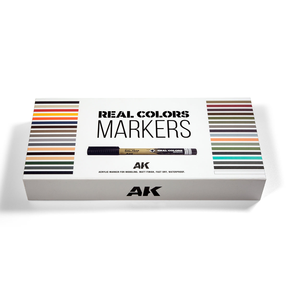 AK Interactive Real Colors Markers – Complete 34-Colour Set (RCM150)