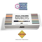 AK Interactive Real Colors Markers – Complete 34-Colour Set (RCM150)
