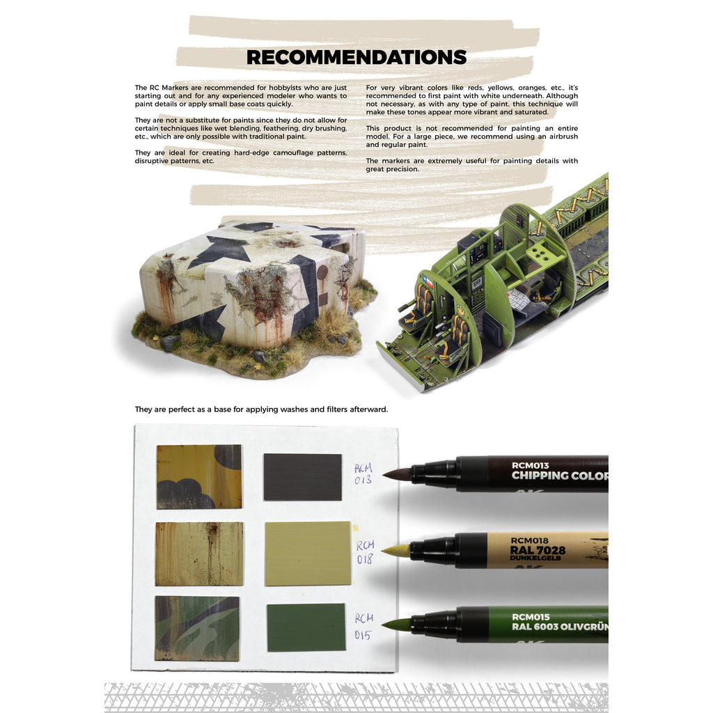 Recommendations for using AK Real Colors Markers