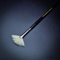Rosemary & Co Ivory synthetic fan brush, short handle, size 2
