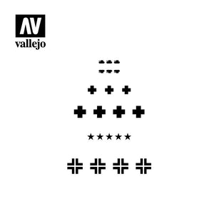 Vallejo Stencils  Assorted German WWII Tank Marks AFV001