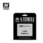 Vallejo Stencils Soviet Slogans WWII No. 1 AFV004