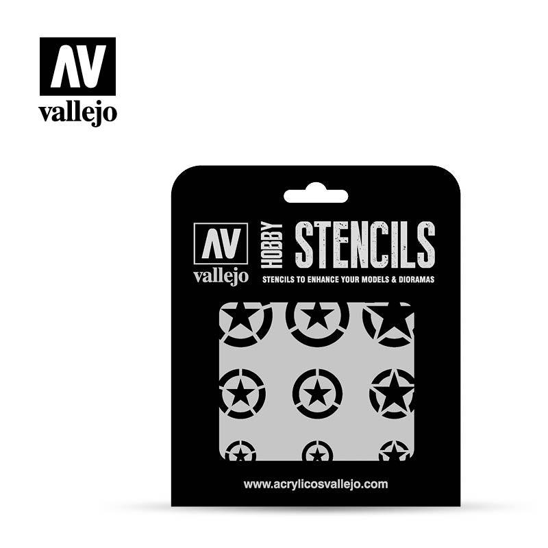 Vallejo Stencils USAFMarks 1:32, 1:48 & 1:72 AIR004