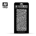 Vallejo Stencils 1:32 Luftwaffe WWII Shingles Camo CAM001