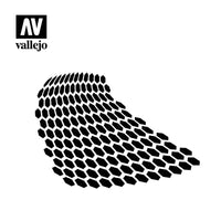 Vallejo Stencils AV Vallejo Stencils -Distorted Honeycomb SF003