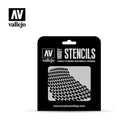 Vallejo Stencils AV Vallejo Stencils -Distorted Honeycomb SF003