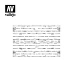 Vallejo Stencils Wood Texture No. 1 TX006