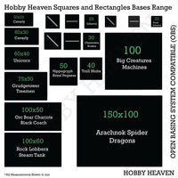 30mm Square Diagonal Slotted Plastic Bases
