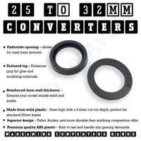 25mm to 32mm Round Base Converter | Professional Gaming Base Adapter
