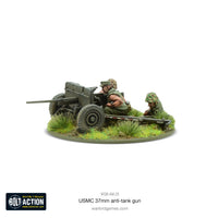 Bolt Action US Marine Corps M3A1 37mm Anti-Tank Gun Warlord Games
