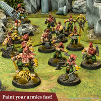 The Army Painter Speedpaints 2.0 Starter Set WP8059 – 10x 18ml Paints + Brush
