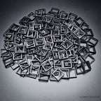 Multiple 20-25mm square base converters showing product texture detail