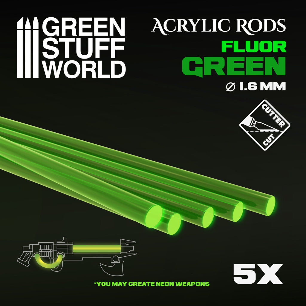 Acrylic Rods – Clear Plastic Support Rods for Miniatures & Dioramas