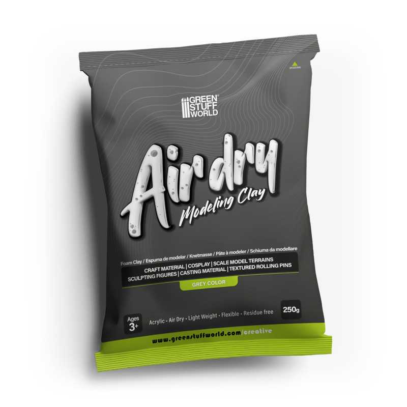 Demonstration of flexible and lightweight properties of Air Dry Foam Clay Grey