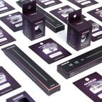 Gaahleri accessory packaging: two Gravity Fluid Cup window boxes marked Made in China, among needle and nozzle packs