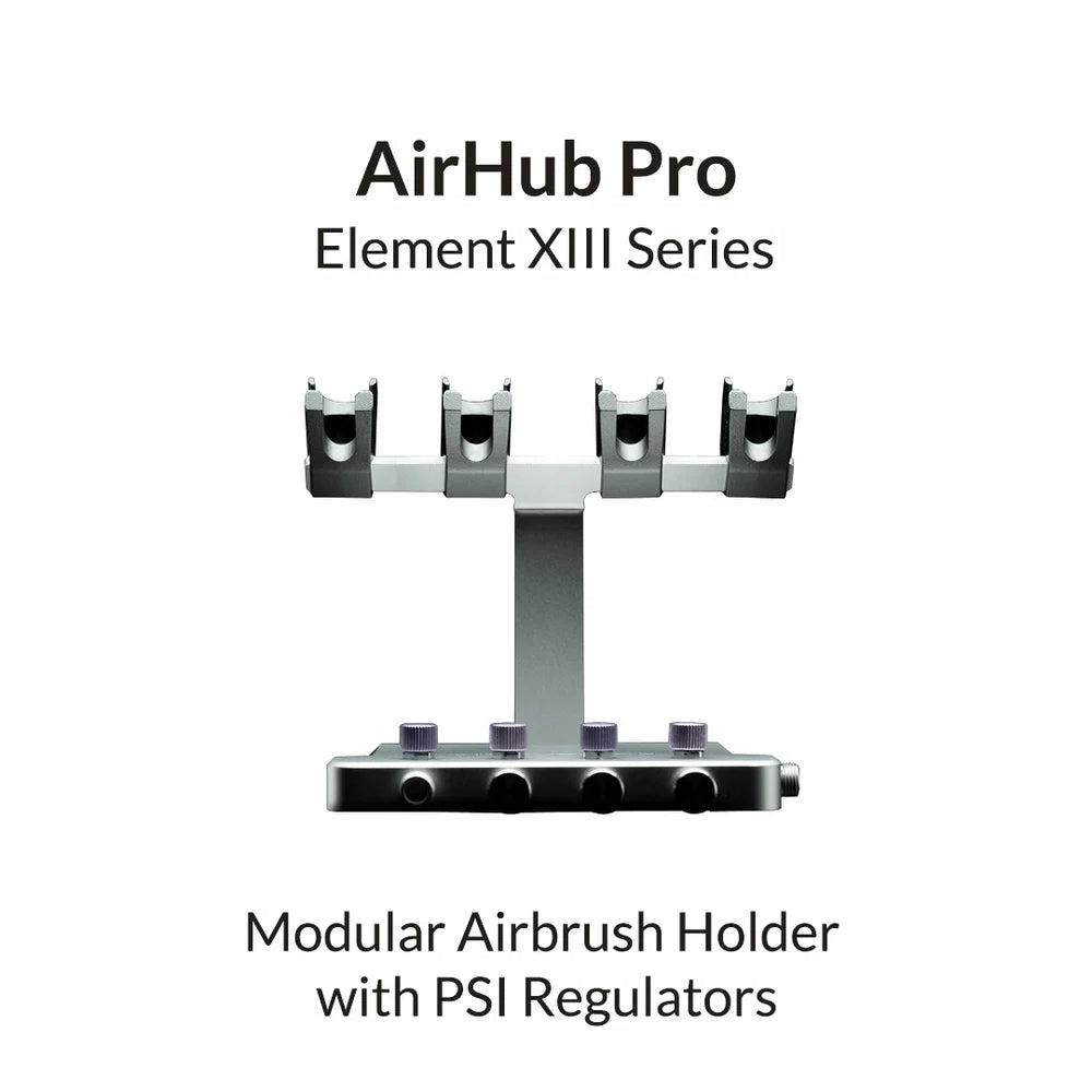 Gaahleri AirHub Pro (45718) – 4-Port Airbrush Stand with Independent Pressure Control